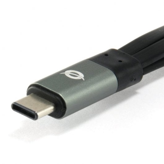 Conceptronic Hub USB-C a USB 3.0 + 2 USB OTG Gris