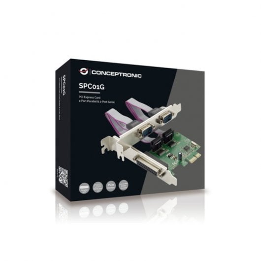 Scheda PCI Express Conceptronic 1 porta parallela + 2 porte seriali