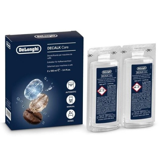 Descalcificador DeLonghi Decalk Care Mini Pack 2x100ml para Cafeteras