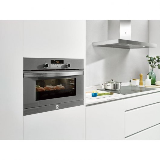 Balay 3CH5656A0 Horno Compacto Multifunción con Microondas 36L Gris
