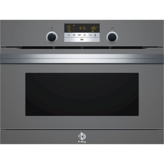 Balay 3CH5656A0 Horno Compacto Multifunción con Microondas 36L Gris