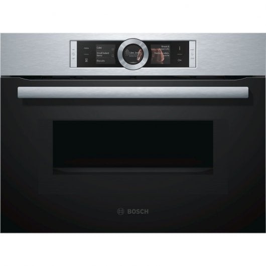 Bosch CMG676BS1 Horno Compacto Multifunción con Microondas 45L Negro/Inox