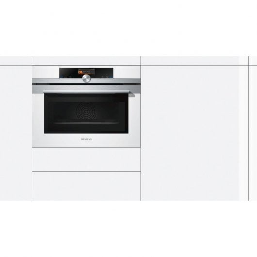 Siemens iQ700 CM636GBW1 Horno Compacto Multifunción con Microondas 45L Blanco