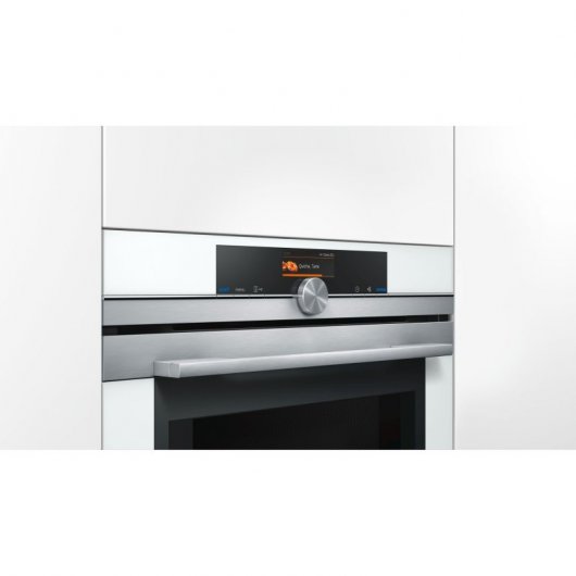 Siemens iQ700 CM676G0S6 Horno Compacto Multifunción con Microondas 45L Negro/Inox