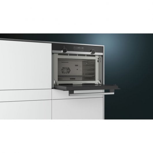 Siemens iQ500 CP565AGS0 Horno Compacto Multifunción con Microondas 36L Negro
