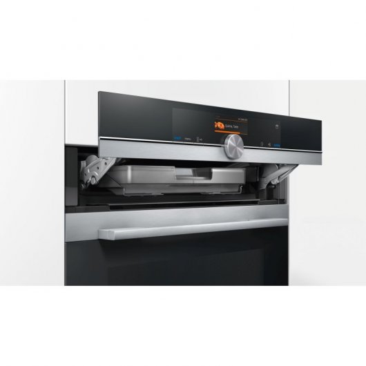 Siemens iQ700 CS636GBS2 Horno Compacto con Vapor 47L A+ Inox/Negro