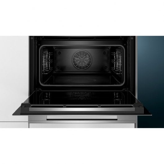 Siemens iQ700 CS636GBS2 Horno Compacto con Vapor 47L A+ Inox/Negro