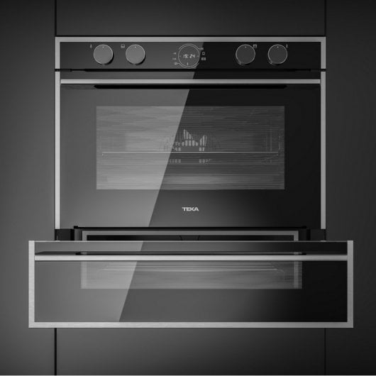 Teka DoubleCook HLD 45.15 Horno Multifunción 2 Cavidades 56L A Cristal Negro
