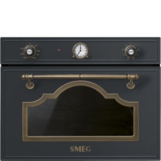 Smeg SF4750MAO Microondas Integrable con Grill 40L Antracita