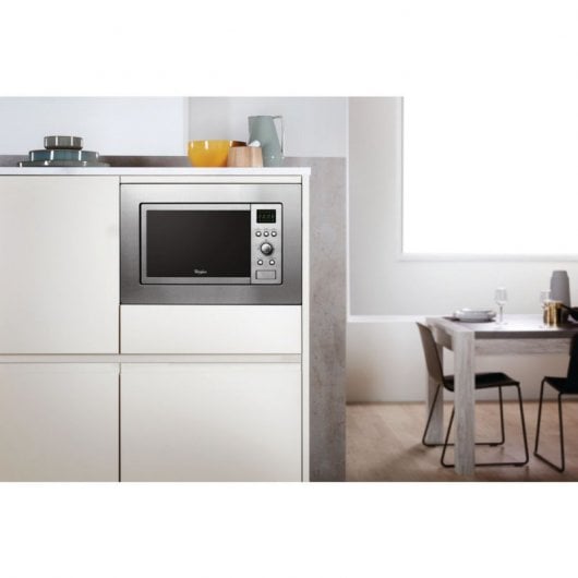 Whirlpool AMW 140 IX Microondas Integrable con Grill 20L 800W Inox