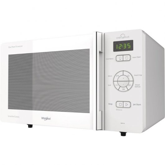 Whirlpool MCP 345 WH Horno Microondas con Grill 25L 800W Blanco