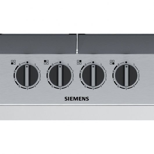 Siemens iQ500 EC6A5PB90 Placa de Gas 4 Zonas 60cm Acero Inoxidable