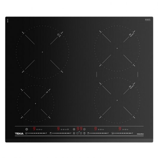 Teka IZ 6420 Placa de Inducción 5 Zonas Cristal Negro