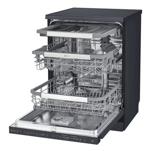 LG DF415HMS Lavavajillas Capacidad 14 Cubiertos A+++ Acero Negro
