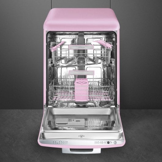 Smeg LVFABPK Lavavajillas Capacidad 13 Cubiertos A+++ Rosa