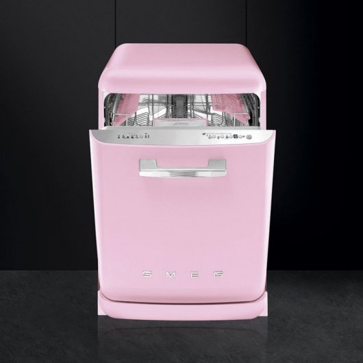 Smeg LVFABPK Lavavajillas Capacidad 13 Cubiertos A+++ Rosa