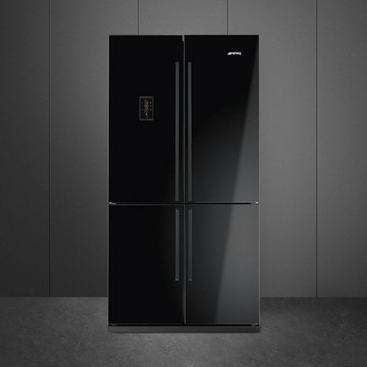 Smeg FQ60NPE Frigorífico Americano 4 Puertas A+ Negro