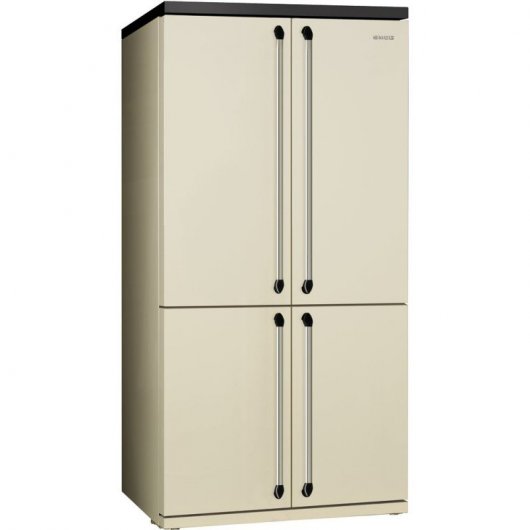 Smeg FQ960P Frigorífico Americano 4 Puertas A+ Crema