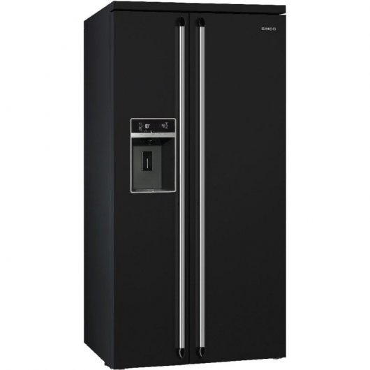 Smeg Victoria SBS963P Frigorífico Americano A+ Negro
