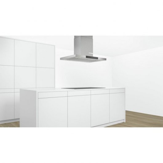 Bosch Serie 6 DIB98JQ50 Campana Decorativa de Isla 90cm A+ Acero Inoxidable