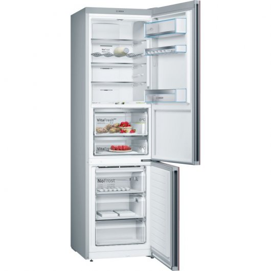 Bosch Serie 8 KGF39SR45 Frigorífico Combi A+++ Rojo