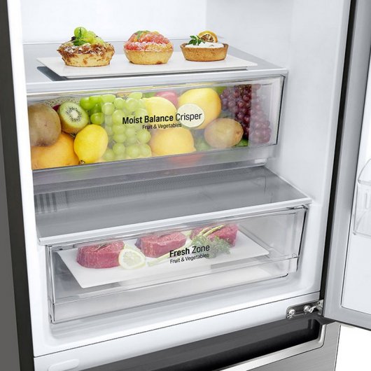 LG GBB61PZJZN Frigorífico Combi E Acero Inoxidable
