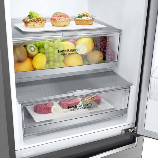 LG GBB71PZEFN Frigorífico Combi D Acero Inoxidable