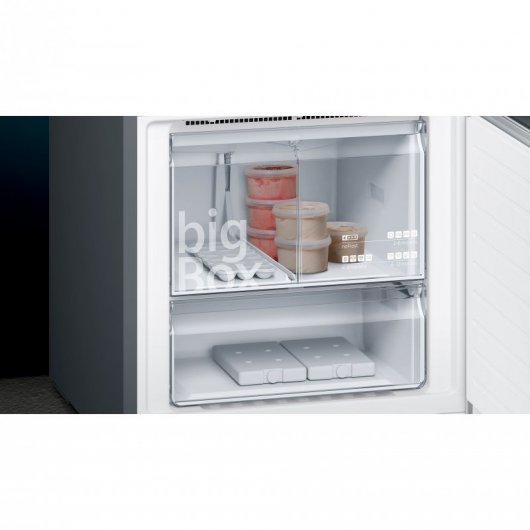 Siemens iQ500 KG56NHX3P Frigorífico Combi A++ Acero Inoxidable Negro