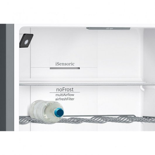 Siemens iQ500 KG56NHX3P Frigorífico Combi A++ Acero Inoxidable Negro