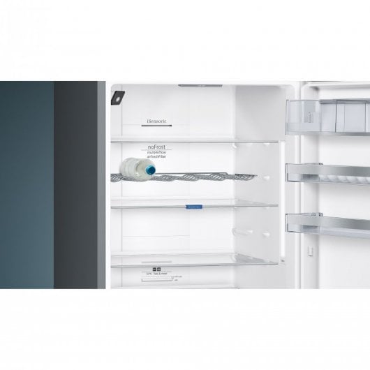 Siemens iQ500 KG56NHX3P Frigorífico Combi A++ Acero Inoxidable Negro