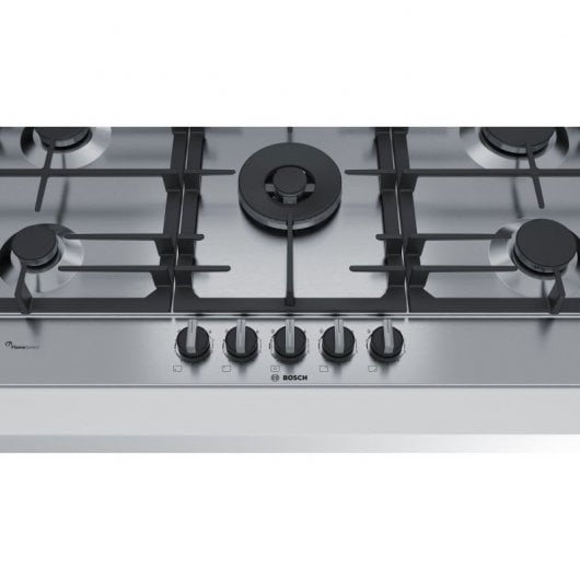 Bosch Serie 6 PCR9A5B90 Placa de Gas 5 Zonas 90cm Acero Inoxidable