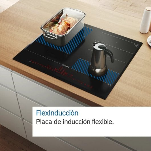 Bosch Serie 8 PXJ675DC1E placa Preto Embutido Placa com zona de indução 3 zona(s)