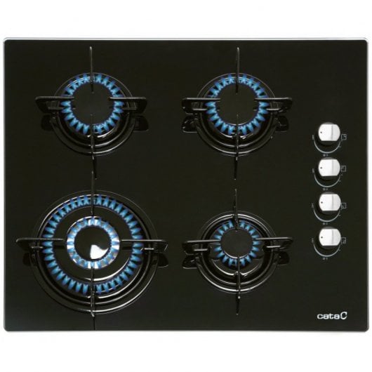 Cata CI 631 BK Encimera de Gas 4 Zonas Negra