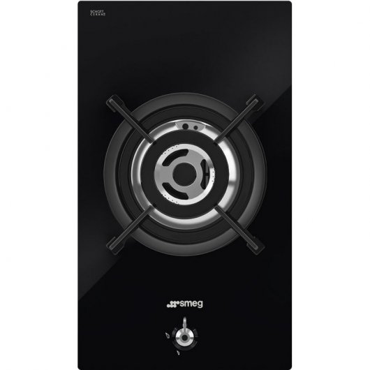 Smeg PV331CN Placa de Gas 1 Zona 30cm Negra