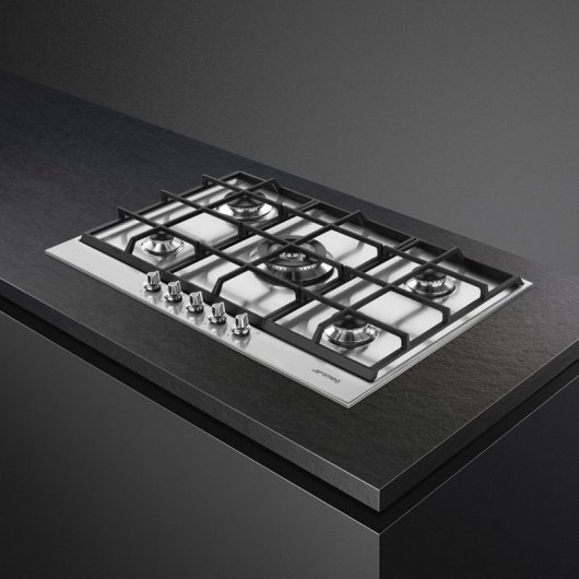 Smeg PX175 Placa de Gas 5 Zonas 72cm Inox