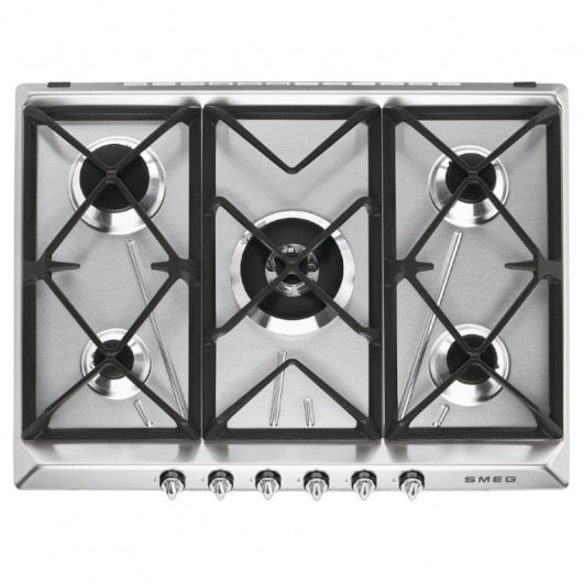 Smeg Victoria SR975XGH Placa de Gas 5 Zonas 70cm Inox