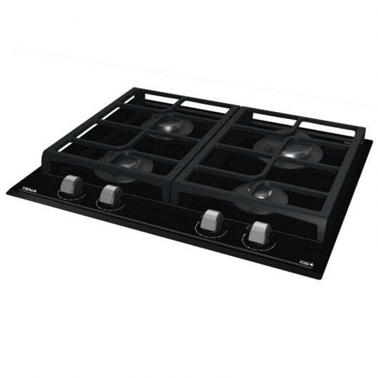 Teka GZC 64300 Placa de Gas Natural 4 Zonas Cristal Negro