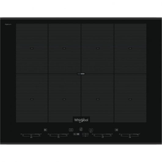 Whirlpool SMO 658C/BT/IXL Placa de Inducción Flex 8 Zonas Negra