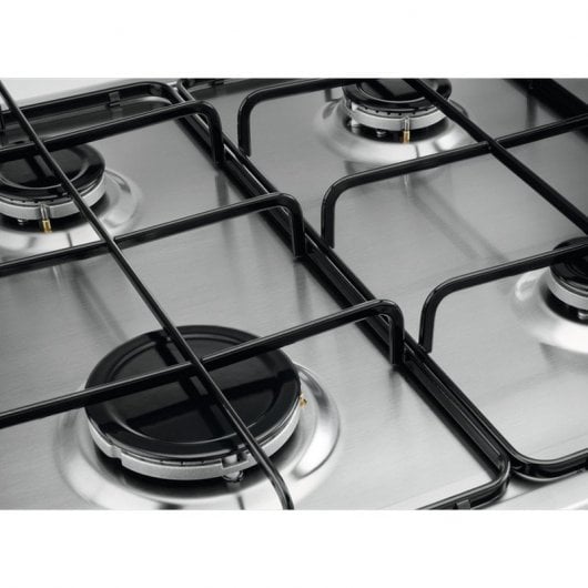 Zanussi ZGH62424XA Placa de Gas 4 Zonas 60cm Acero Inoxidable