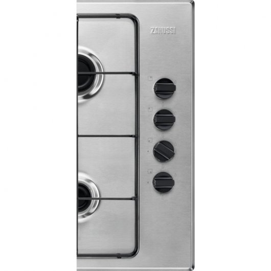 Zanussi ZGH62424XA Placa de Gas 4 Zonas 60cm Acero Inoxidable