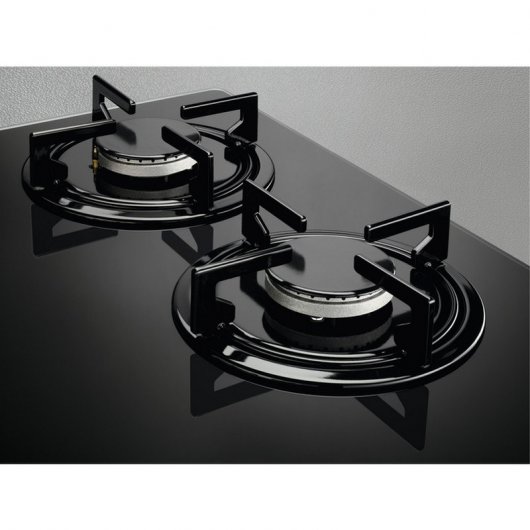 Zanussi ZGO65414BA Placa de Gas 4 Zonas 60cm Negra