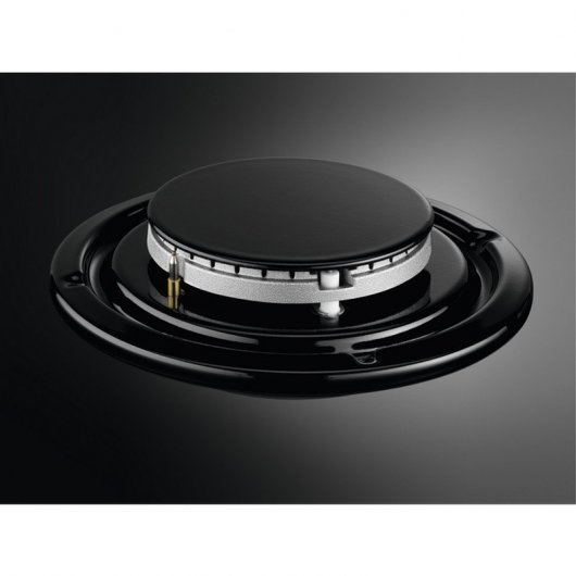 Zanussi ZGO65414BA Placa de Gas 4 Zonas 60cm Negra