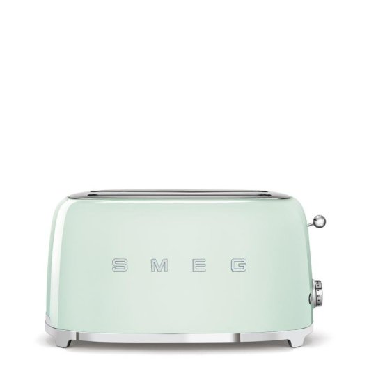 Vintage broodrooster Smeg TSF02PGEU 2 lange sleuven 1500 W 6 bruiningsstanden Watergroen