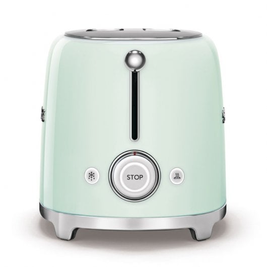 Smeg TSF01PGEU Tostadora 2 Rebanadas 950W Verde