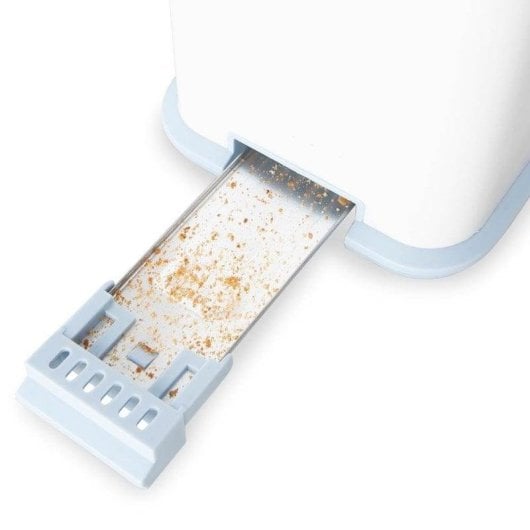 Tostadora Orbegozo TO 4014 2 Ranuras 850W 7 Niveaux Bandeja Recogemigas Blanc