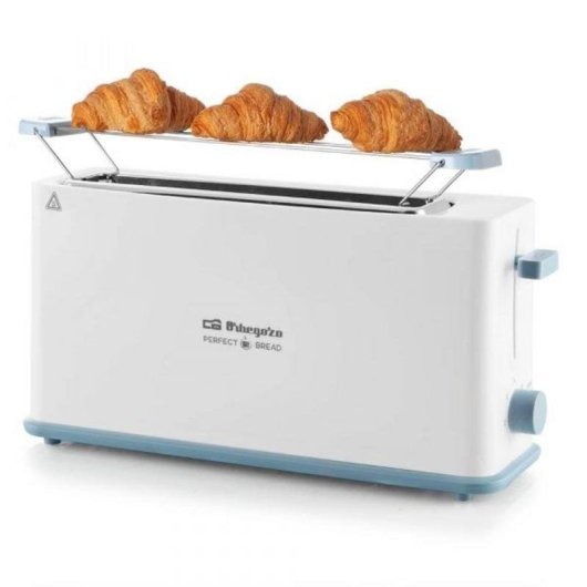 Broodrooster Orbegozo TO 4014 1 Lange Sleuf 850 W 7 Bruiningsstanden Kruimellade Wit