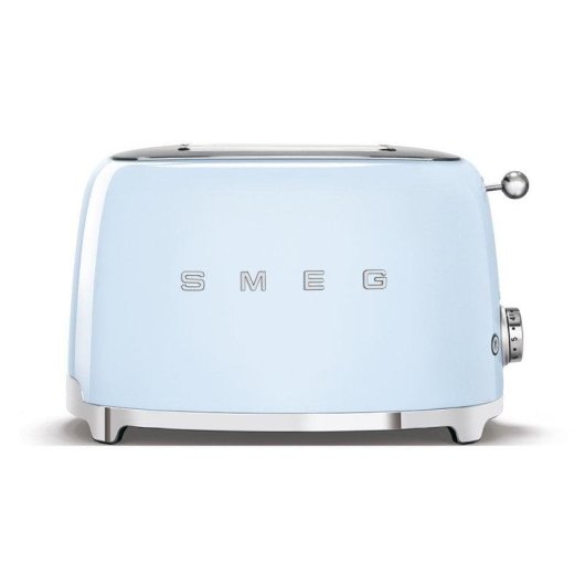 Tostapane vintage Smeg TSF01PBEU 2 fessure 950 W 6 livelli Riscaldamento Scongelamento Blu