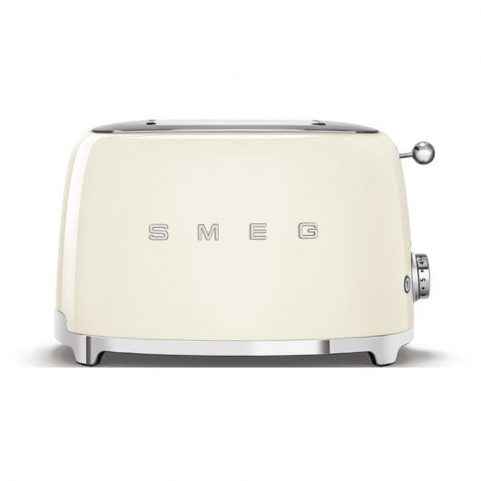 Smeg TSF01CREU Tostadora 2 Rebanadas 950W Crema