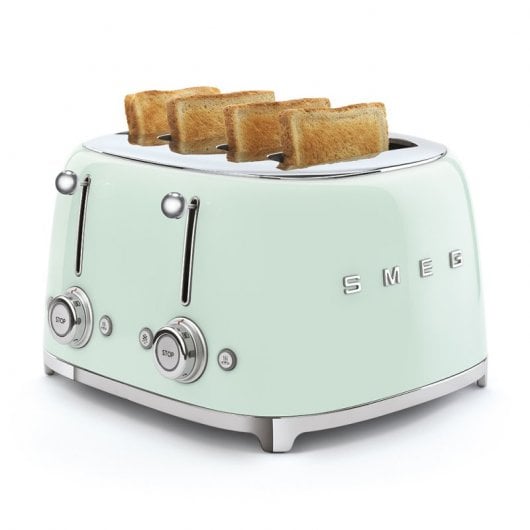 Smeg TSF03PGEU Torradeira 4 Torradas 2000W Verde