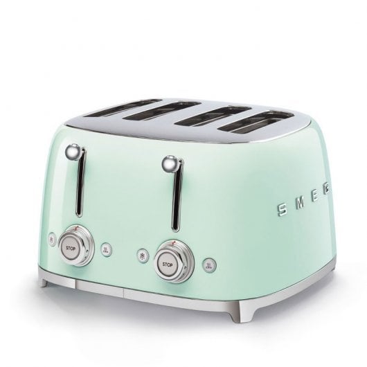 Smeg TSF03PGEU Torradeira 4 Torradas 2000W Verde